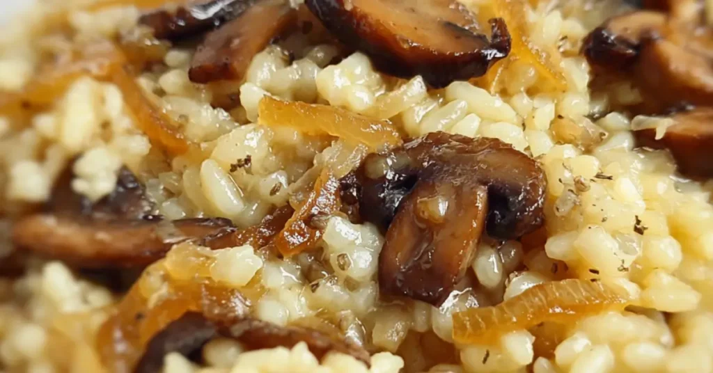 Romige Risotto met champignons in 25 minuten