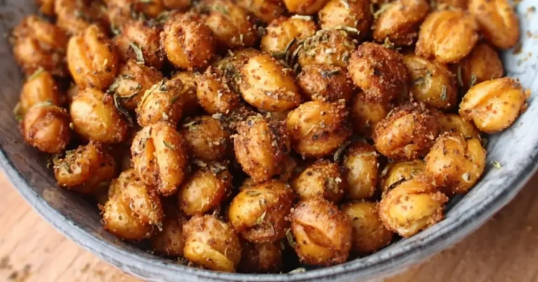 Krokante kikkererwten uit de Airfryer: Klaar in 12 min