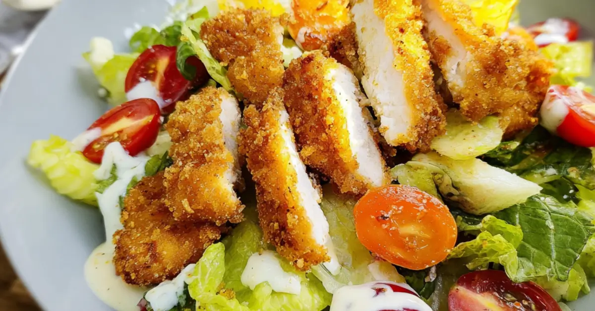 Salade krokante kip: Klaar in 15 minuten!