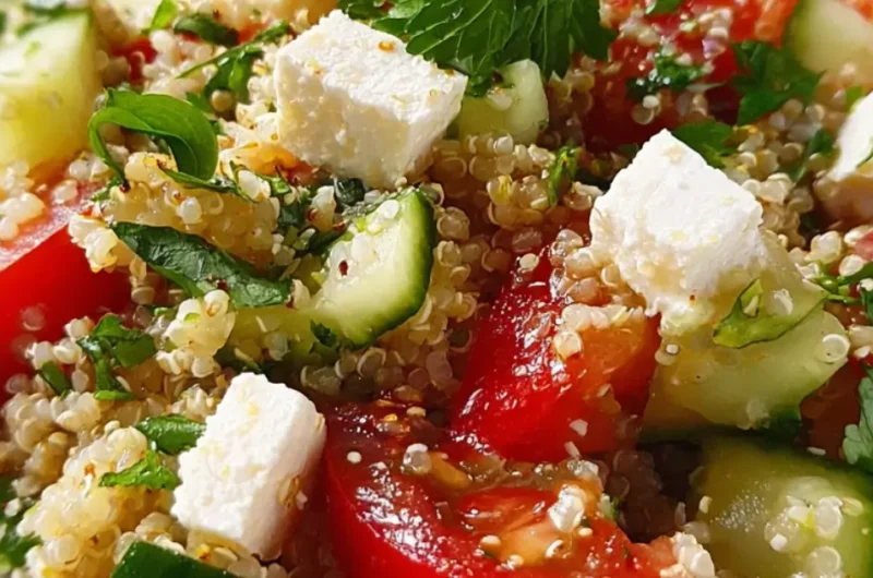 Griekse Quinoa Salade met Feta