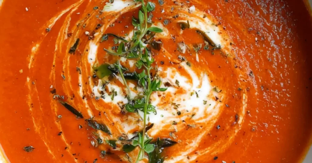 Makkelijk Italiaanse tomatensoep maken in 25 min