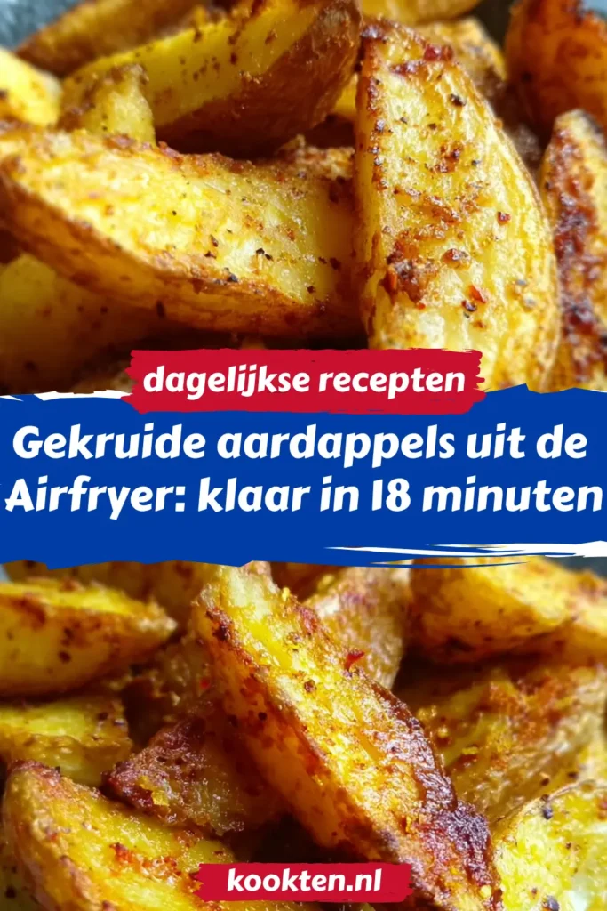 Gekruide aardappels uit de Airfryer: klaar in 18 minuten