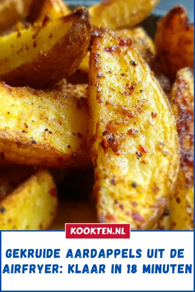 Gekruide aardappels uit de Airfryer: klaar in 18 minuten