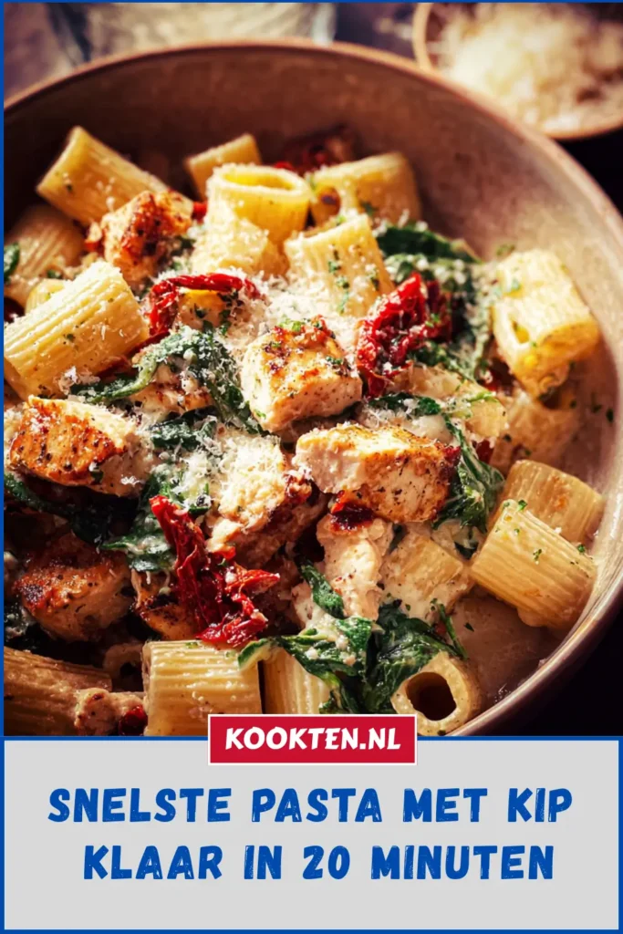 Snelste Pasta met kip: Klaar in 20 Minuten