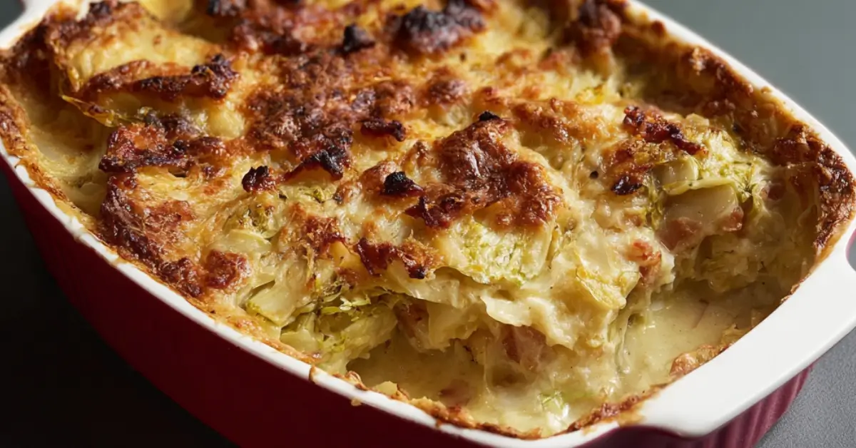 Andijvie ovenschotel met spekjes: Slechts 5 ingrediënten