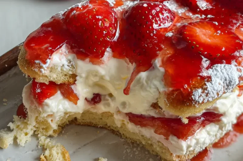 Makkelijke Aardbeientiramisu