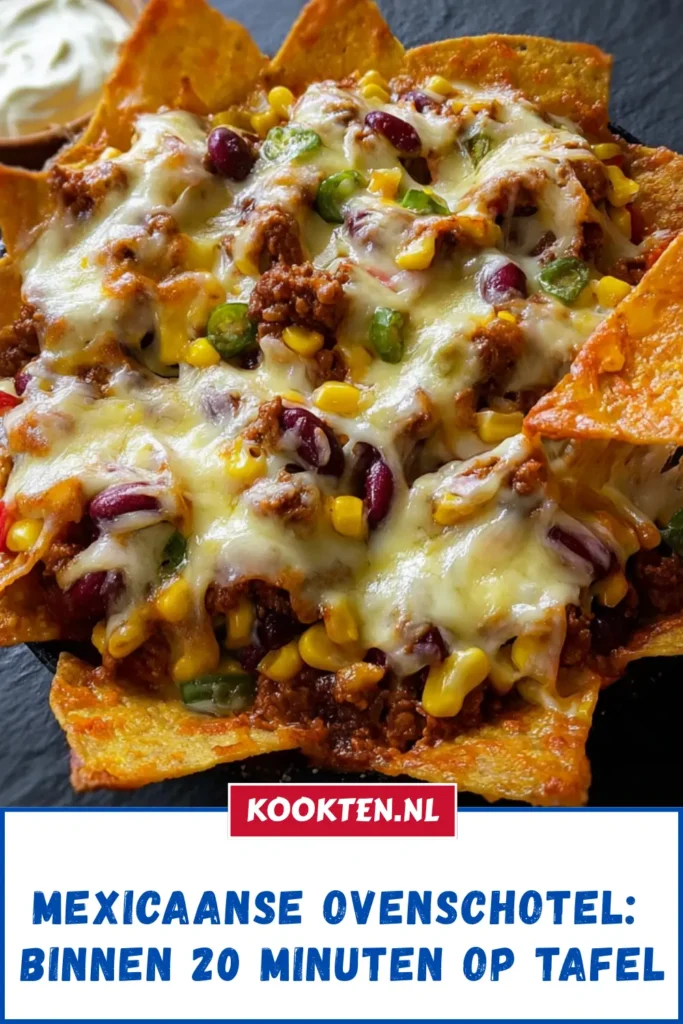 Mexicaanse ovenschotel: binnen 20 minuten op tafel