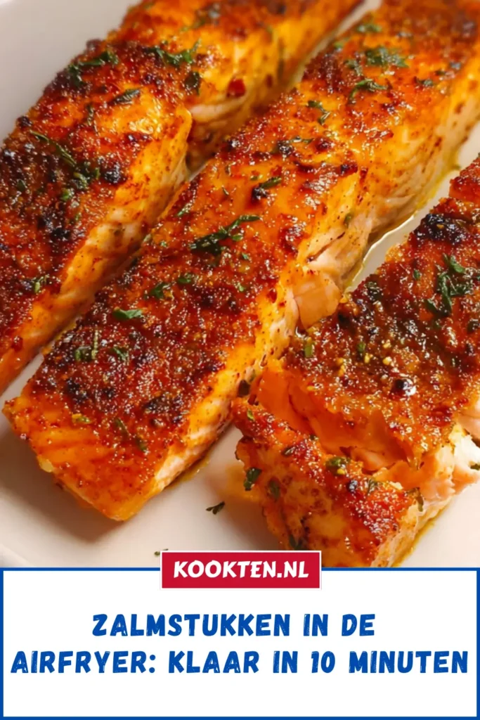 Zalmstukken in de airfryer: Klaar in 10 minuten