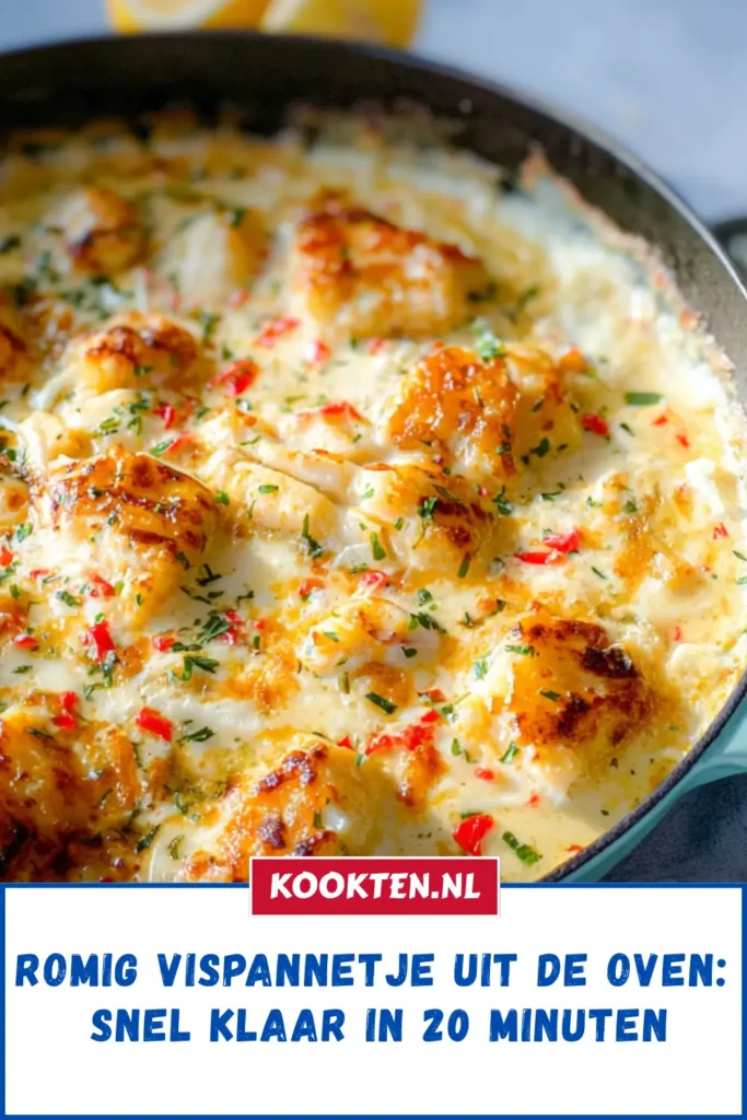 Romig vispannetje uit de oven: Snel klaar in 20 minuten