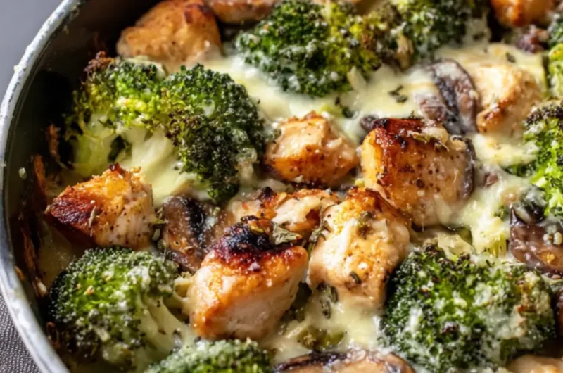 Broccoli Ovenschotel met Kip en Champignons