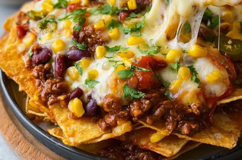 Mexicaanse Ovenschotel met Nacho's en Bonen