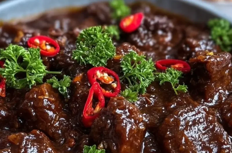 Stoofvlees in Ketjap Saus – Zoet en Pittig