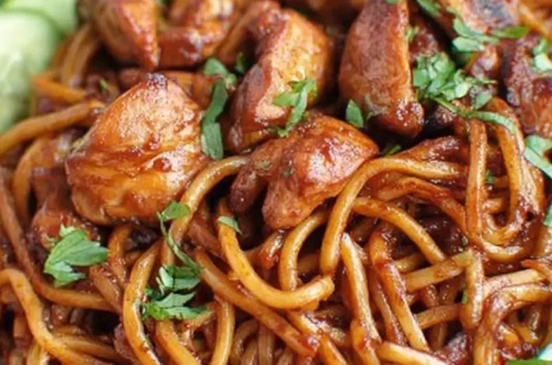 Surinaamse bami met kip