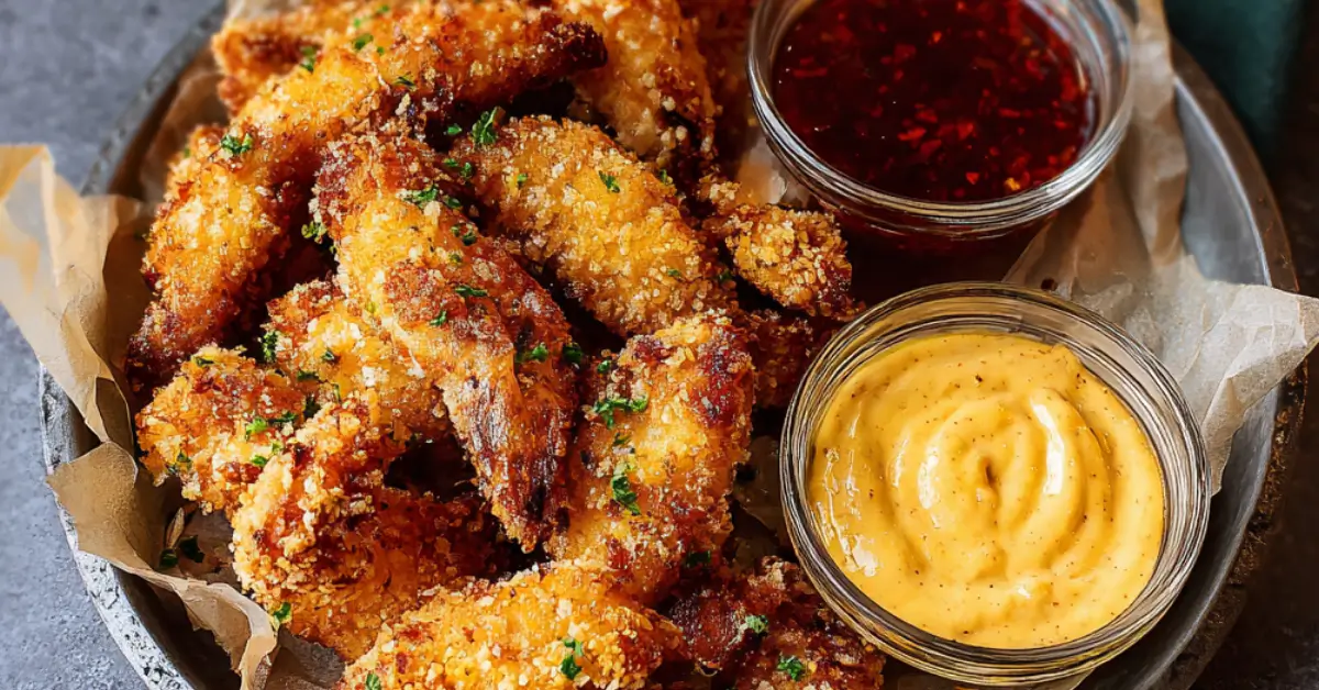 In 20 min: Krokante kippenvleugels Airfryer met kerriedip