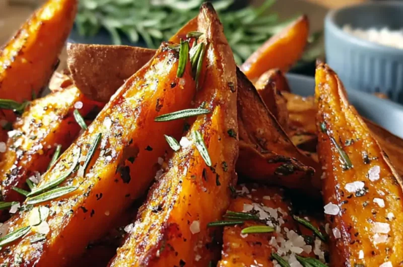 Krokante Zoete Aardappel Frietjes uit de Airfryer