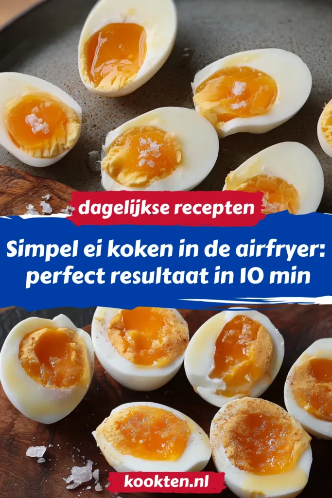 Simpel ei koken in de airfryer: perfect resultaat in 10 min