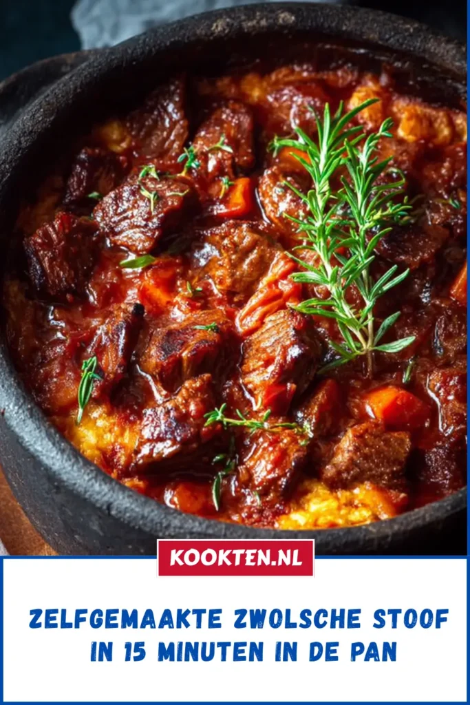 Zelfgemaakte Zwolsche Stoof: In 15 Minuten in de Pan