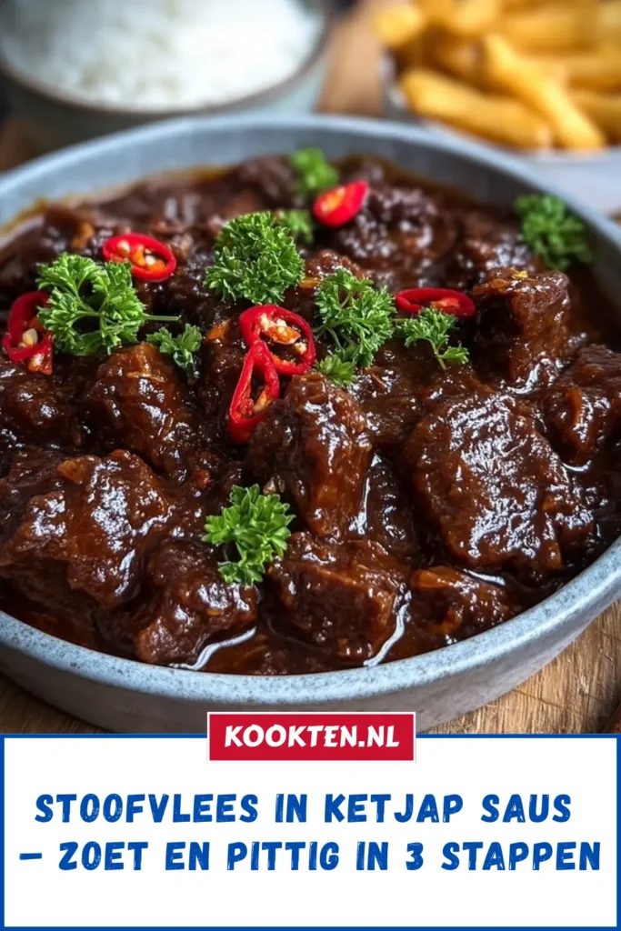 Stoofvlees in Ketjap Saus – Zoet en Pittig in 3 stappen