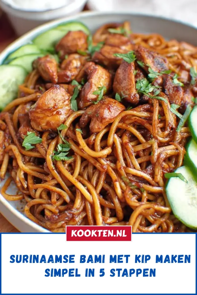 Surinaamse bami met kip maken: Simpel in 5 stappen