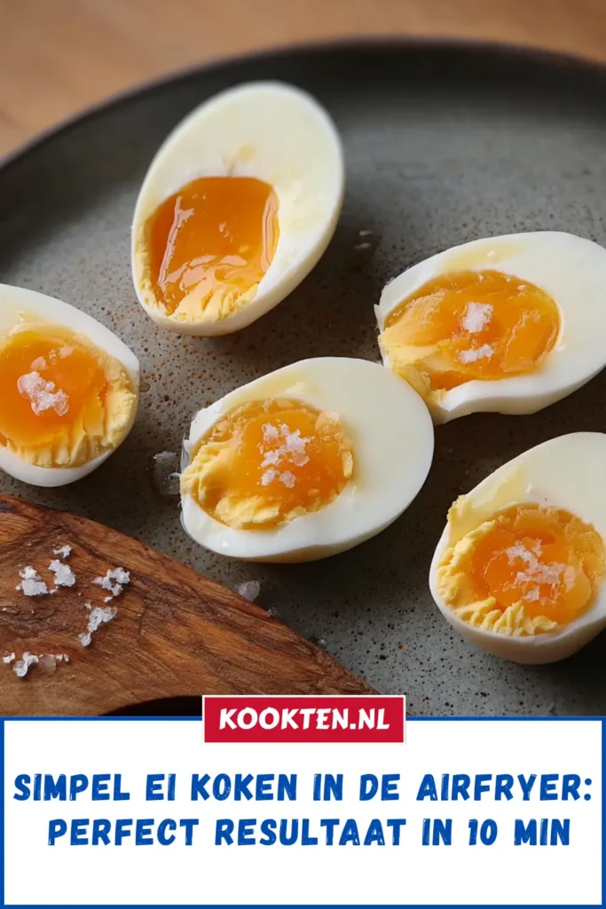 Simpel ei koken in de airfryer: perfect resultaat in 10 min