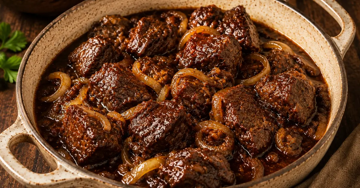 Indonesisch Stoofvlees met ketjap en rijst