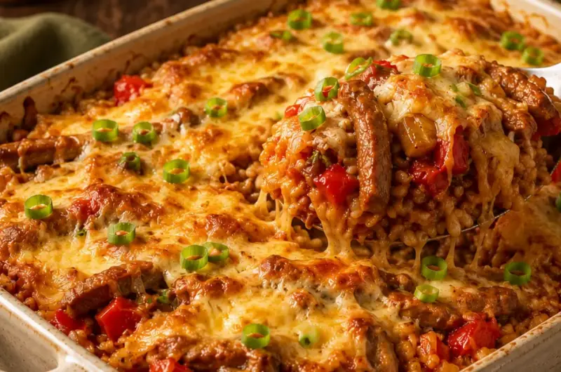 Babi Pangang Ovenschotel met Rijst & Zoetzure Saus
