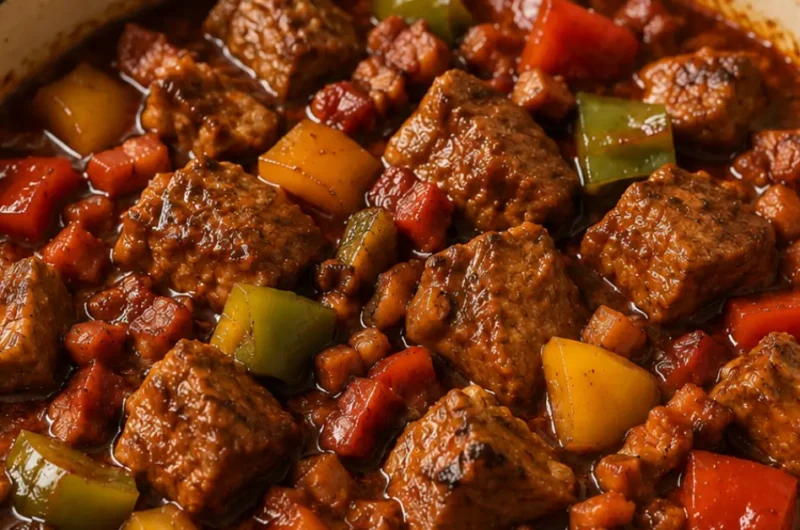Oma's heerlijke shashlikpot