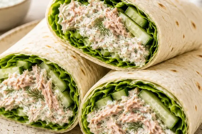 Frisse Tonijn-Dille Wraps