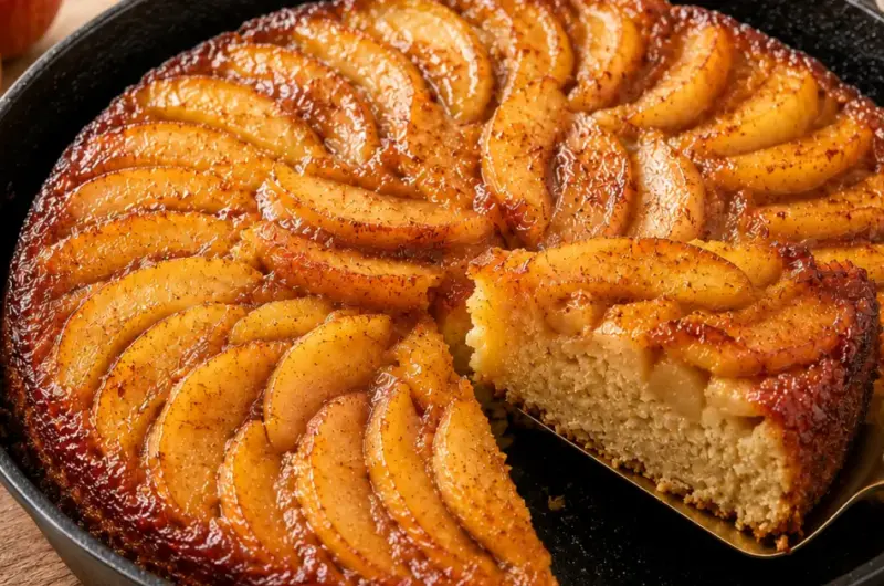 Appeltaart uit de koekenpan