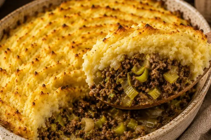Ovenschotel met Prei en Gehakt