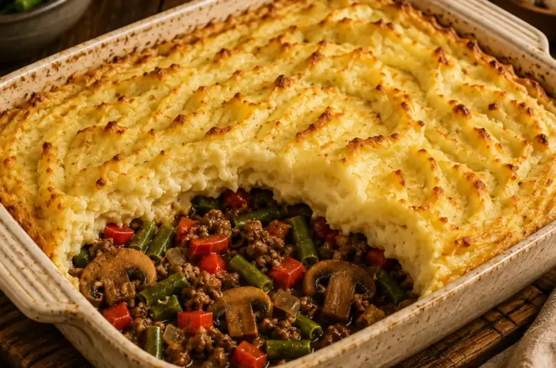 Provençaalse Ovenschotel met Snijbonen & Gehakt
