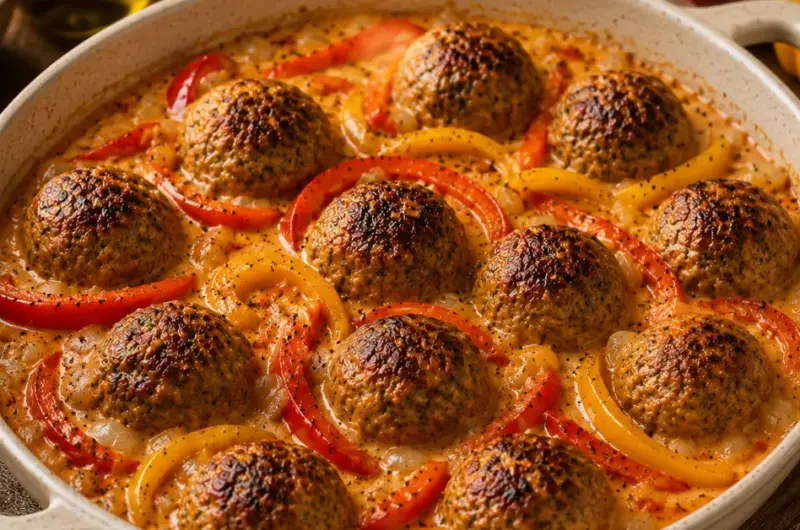 Gehaktballetjes in Roomsaus