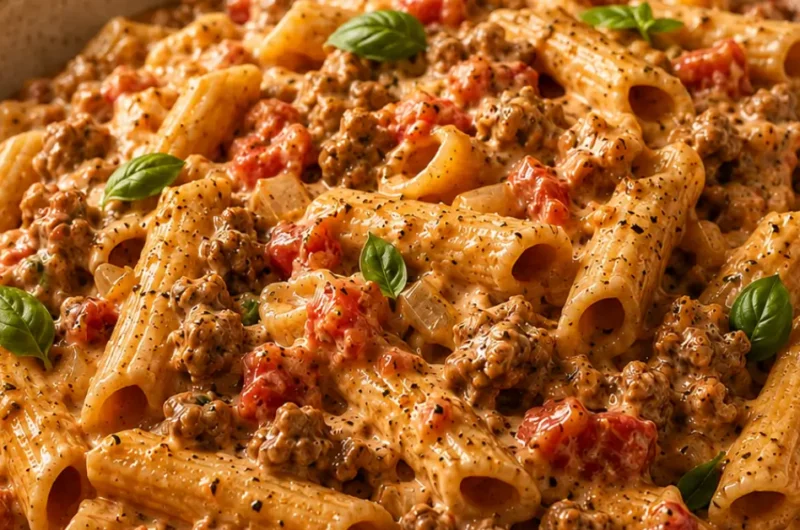 Romige gehaktpasta met Boursin