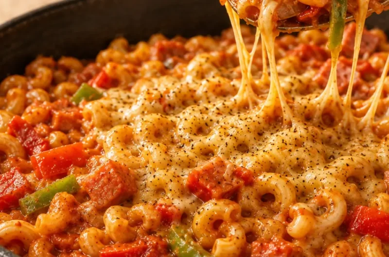 Macaroni zoals op kamp