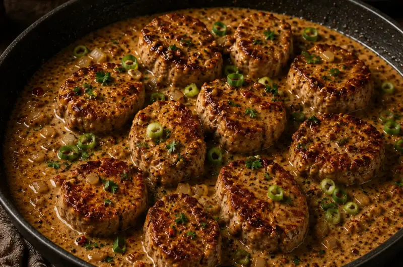 Romige varkenshaas Indisch met ketjap-mosterdsaus