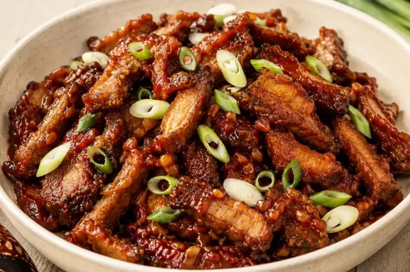 Babi pangang met zoetzure saus