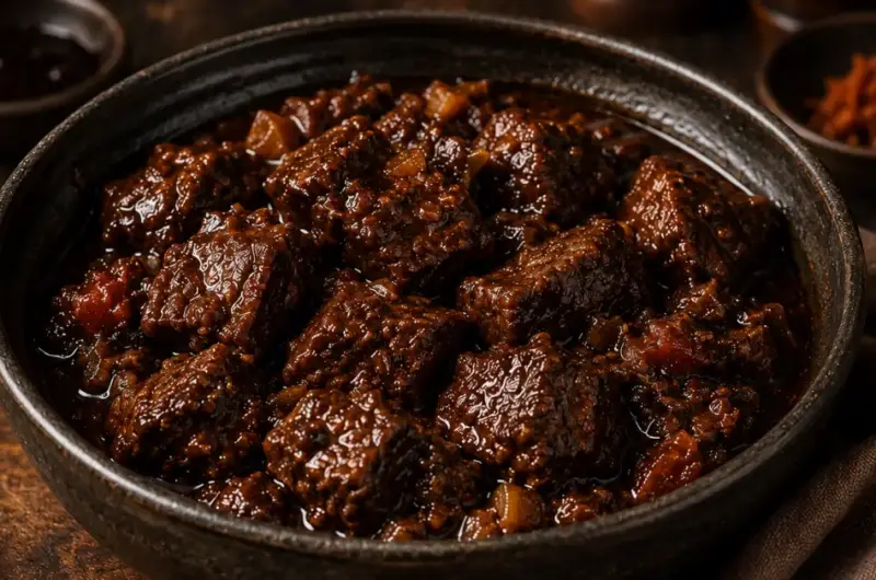 Stoofvlees in ketjapsaus