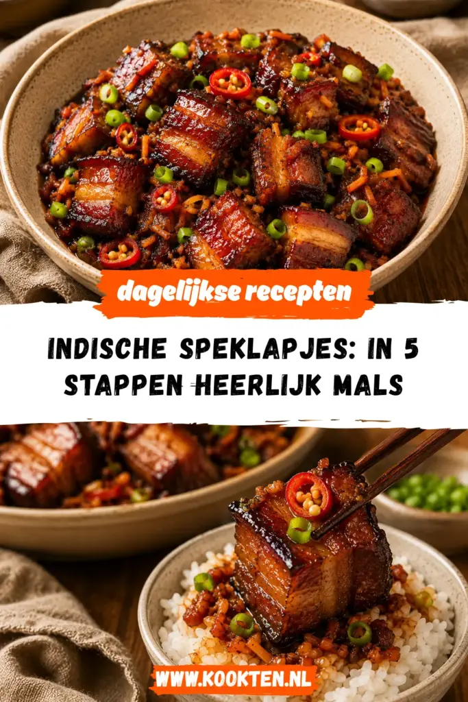 Indische speklapjes receptfoto van het gerecht