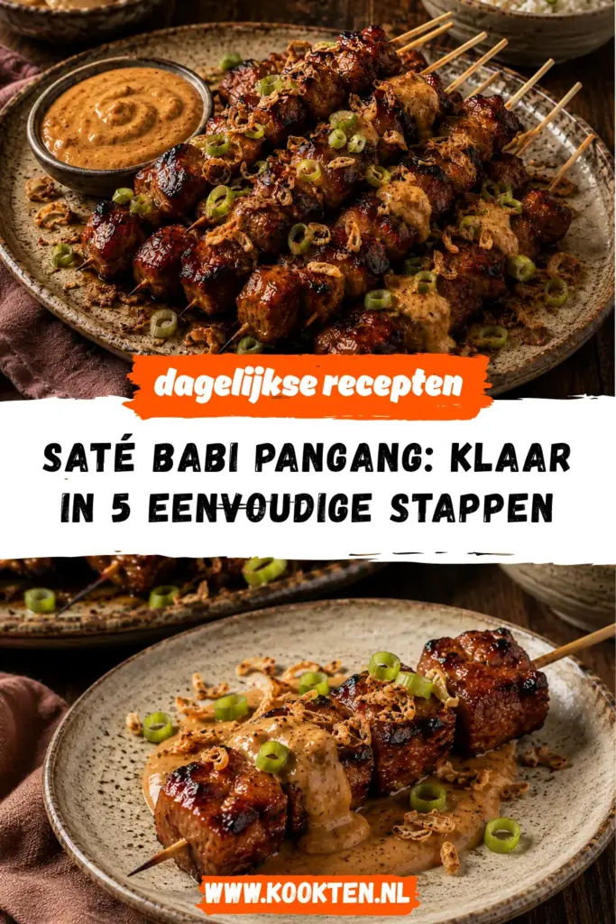 Saté Babi Pangang receptfoto van het gerecht