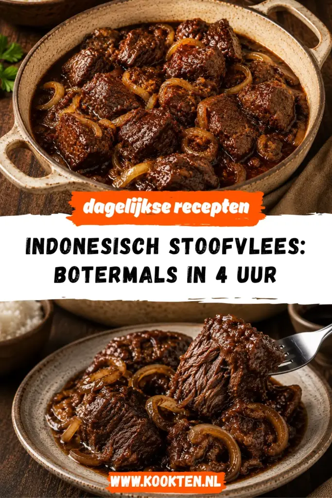 Indonesisch Stoofvlees receptfoto van het gerecht
