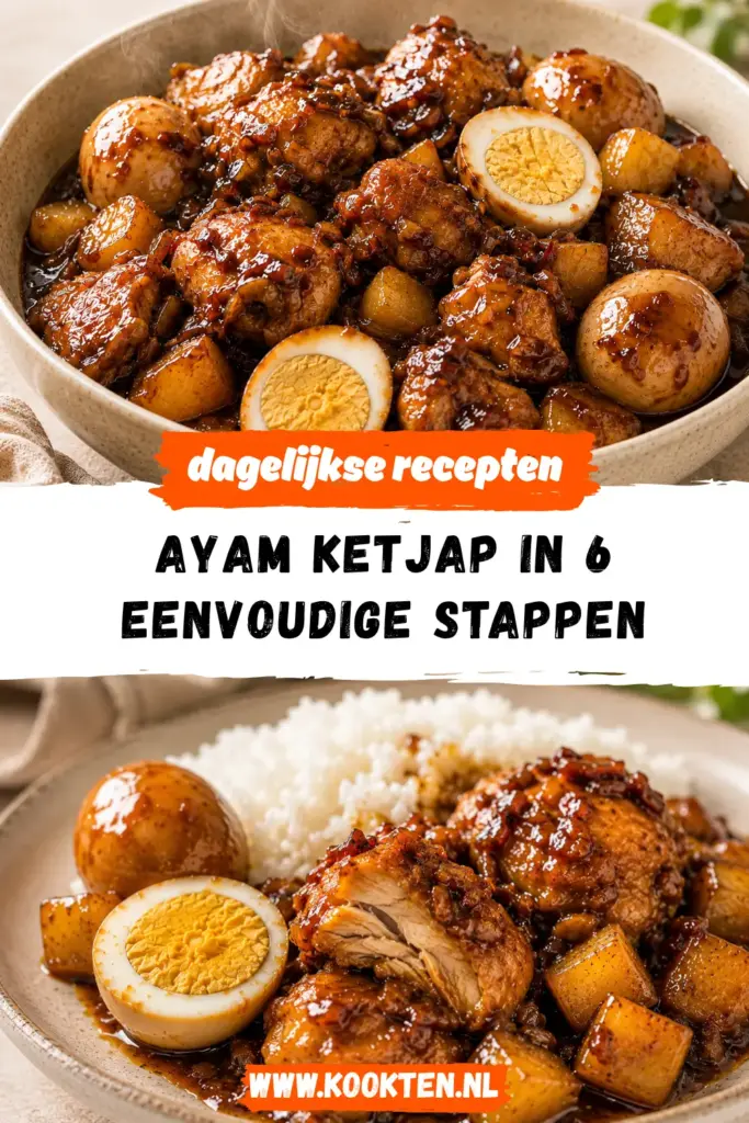 Ayam Ketjap receptfoto van het gerecht