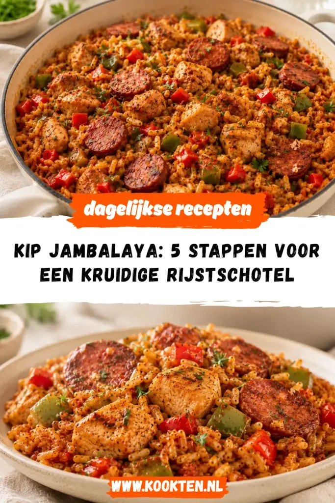 Kip Jambalaya receptfoto van het gerecht