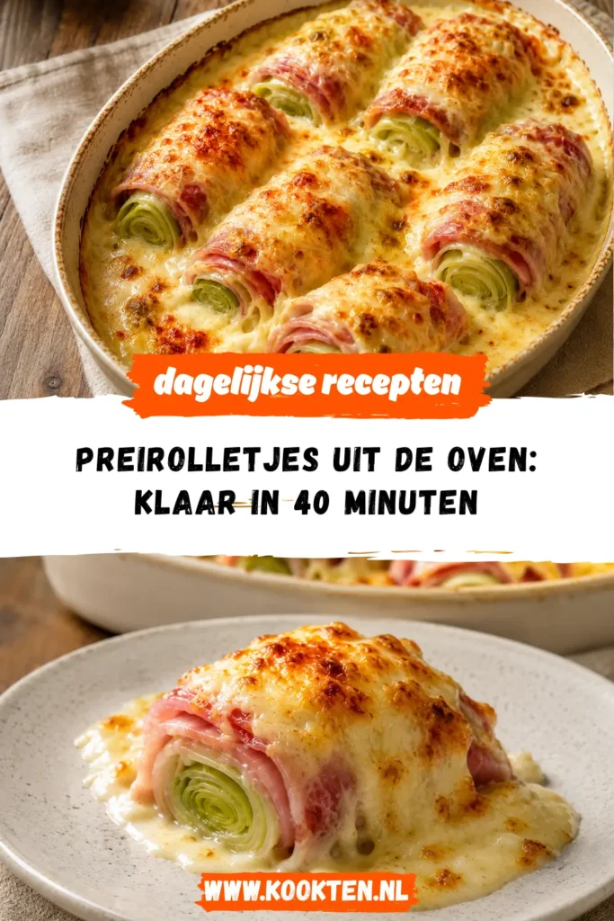 Preirolletjes uit de oven receptfoto van het gerecht