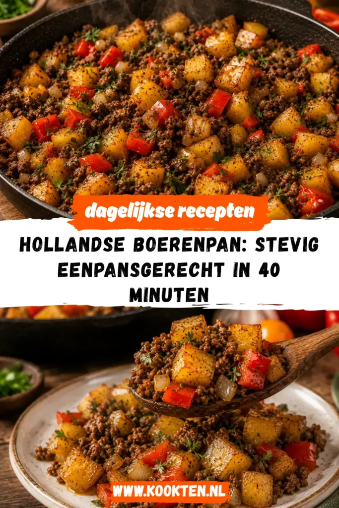 Hollandse Boerenpan receptfoto van het gerecht