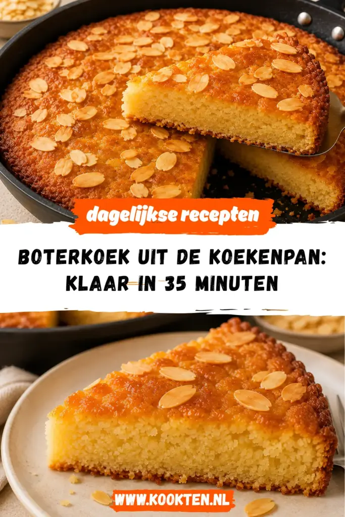 Boterkoek uit de Koekenpan receptfoto van het gerecht