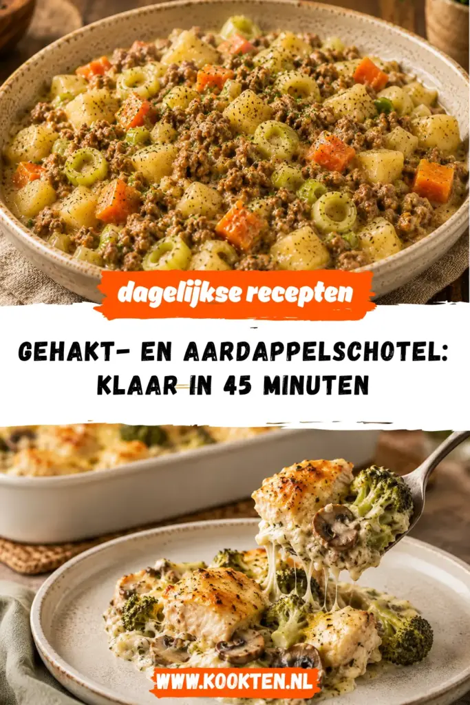Gehakt- en Aardappelschotel receptfoto van het gerecht