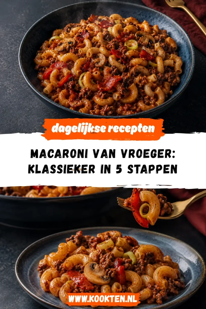 Macaroni van vroeger receptfoto van het gerecht