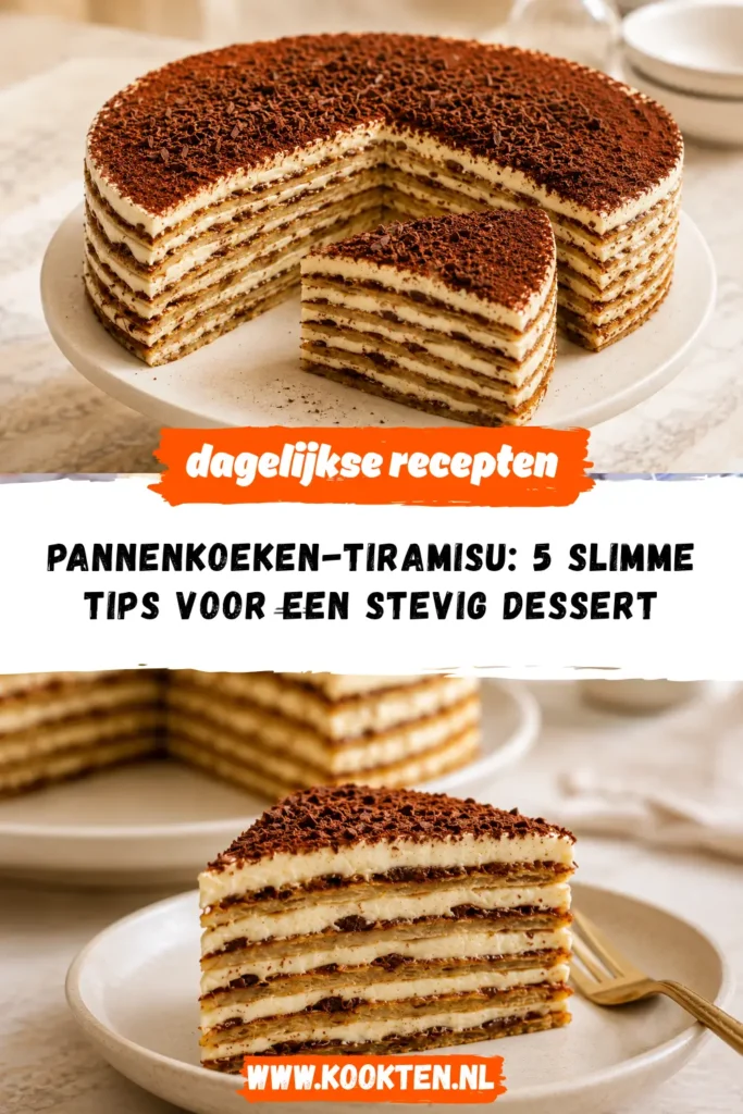 Pannenkoeken-tiramisu receptfoto van het gerecht
