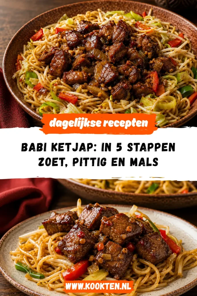 Babi ketjap receptfoto van het gerecht