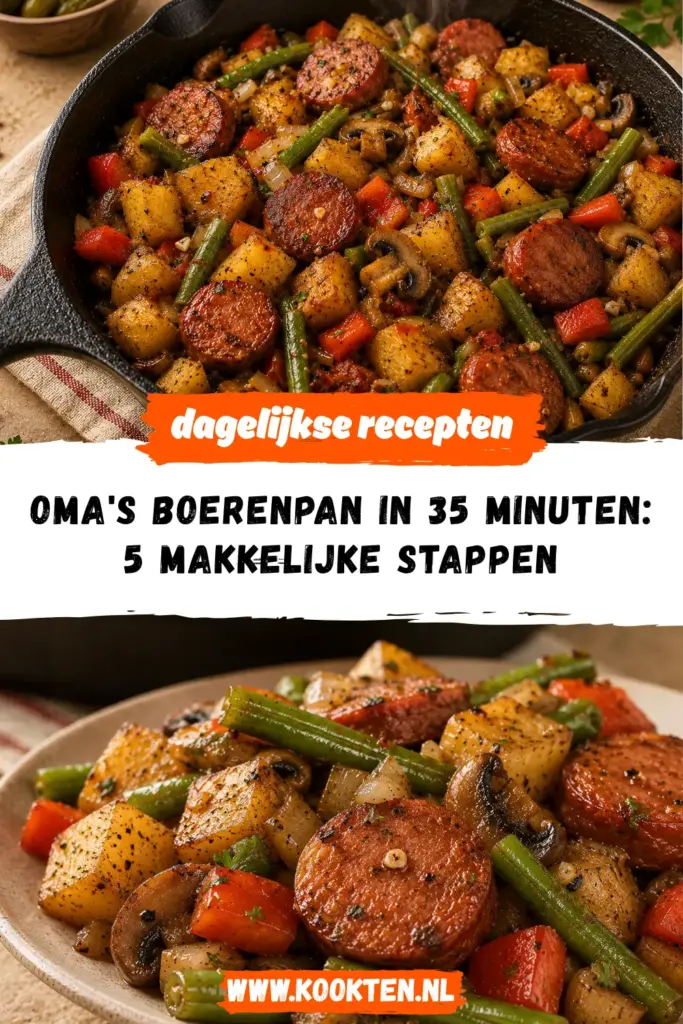 Oma's boerenpan in 35 minuten receptfoto van het gerecht